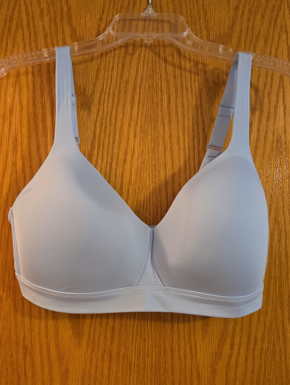 Duluth Trading Co Light Blue Seamless Support Bra